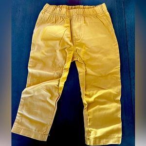 Toddler Mustard Yellow Dress Pants